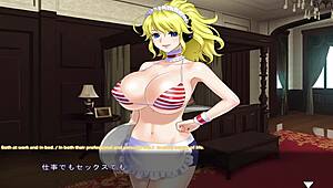 Maid-san to Boin Game Honey Scene 5 English