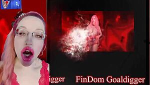 Watch my face as i give you jerk off instructions for financial domination