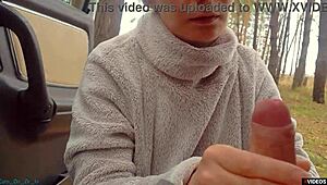 Milf Whore Blowjob On Highway Ends With Cum On Face