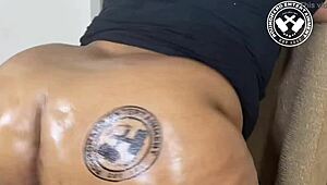 in casting interview bbw newbie shows huge firm booty and chats casually