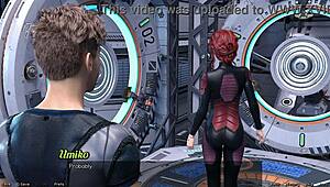 is this asian milf scientist stranded in space showcasing her project?