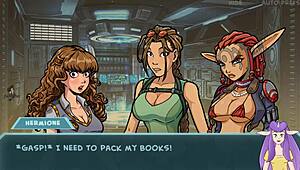 Star Chanel battles in space with big tits