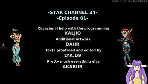 Star Chanel battles in space with big tits