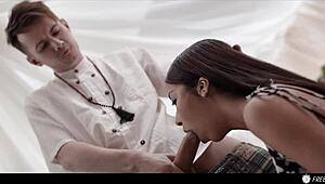 Замръзнали във времето: Горещи брюнетки чукани в мисионерска и свирки компилация, диво и стегнато