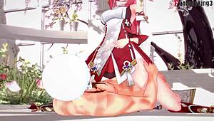 Yae Miko fucks in Genshin Impact