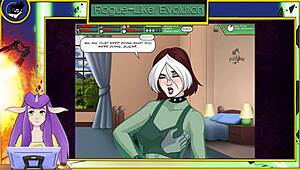 x-men hot sexy rogue bathing