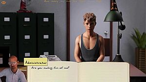 In college, I meet my new gay roommate and get bound for fun