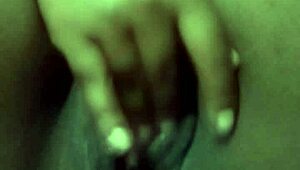 Naughty friend gets shaved pussy licked and masturbates