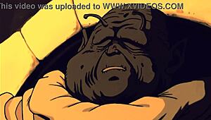 Bulma’s wild adventure on Namek with intense oral action. She took on a monster for raw cum-filled sex.