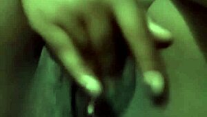 Naughty friend gets shaved pussy licked and masturbates