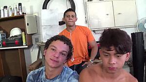 Yo, join Rodrigo, Bruno, and Lucas Angel backstage!