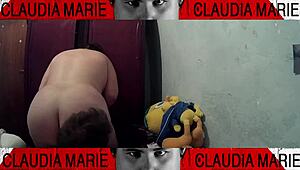 Oh man, I'm like totally between the thighs of this curvy gorda, tasting her vaginal flows... what a horny rush this guarra gives me, y'know?