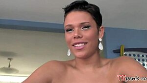 Hey, check out small-titted tranny Crystal in action. She’s got that American flair you can’t miss!