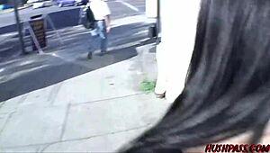 Horny latina alexis in heels sucks cock and swallows cum