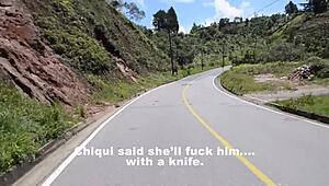 Sex-Crazed Latina Guerrillas Dominate Captured Male With Big Tits Blowjob And Monster Cock Fuck