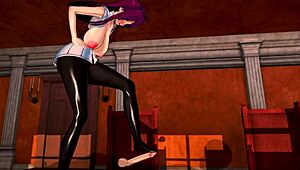 huge cum squirting in 3d hentai big ass big tits fantasy