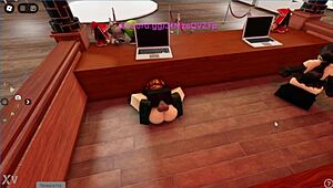 Hanya hari biasa, perempuan Roblox curang cari kote hitam besar
