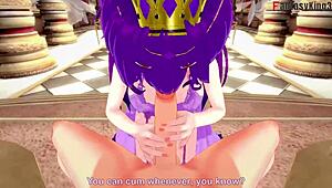 scathach-skadi having sex on throne?