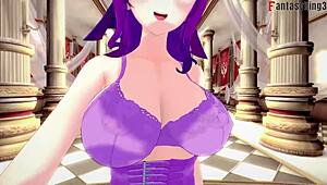 scathach-skadi having sex on throne?