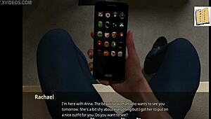 blonde teen in 3d game with big tits and ass