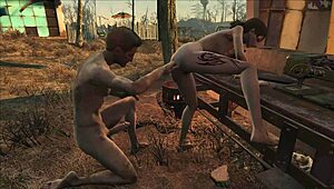 fallout 4 sanctuary training involves fucking brunette slave