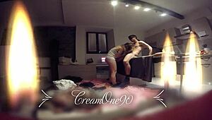 Blowing Slowly Till He Cums Inside Her Mouth