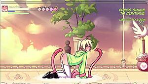 Max the Elf battles through wild hentai scenes in level 3