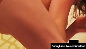 Sex-Starved Sunny Lane Feels Ecstasy Fingering Her Wet Pussy