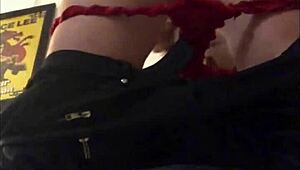 French Amateur In Black Leather Pants Sucks And Fucks Doggystyle POV