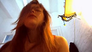 Lena Moans Loudly During Deepthroat and Sex