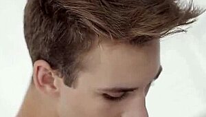 Cute twinks get wild on bed with bareback action. Their intense cum session leaves everyone breathless.