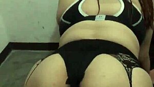 Intense Encounter With Friend's Boss In Rich Lingerie Featuring Horny Mature Latina