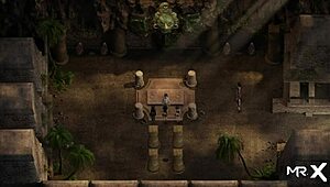 treasureofnadia - overwhelmed handling three pussies with just one cock in wild e3 67