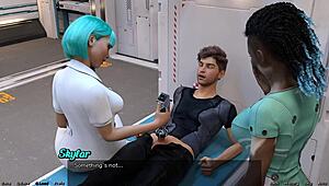 Stranded in Space 26 - She's craving to grab my cock right now. It's getting wild!