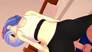 Rem's Intense Fuck After Workout in Re Zero Hentai!