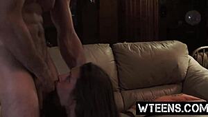 lovely blonde teen 18+ has a scary joyride experience