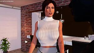 Lara Croft Caught Masturbating with Shower Head in Close-Up Wet Pussy Solo