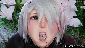 best 3d blowjob animation in cartoon game