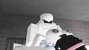 Roblox Condo Ghosts Engage in Wild Hentai Fucking Action
