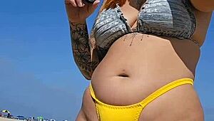 He Asked For A Blowjob On The Beach With African Gay Flashing.