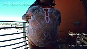 Sexy cute bbw oasis uses blackxl condoms for some wild fun