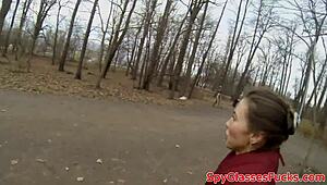 Europeisk amatör får POV anal action