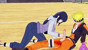 Naruto Hinata hentai wild sex action