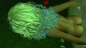 glory hole in this anime cartoon hentai scene