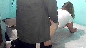 cogemos de perrito on a cold day in our double bed