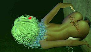 glory hole in this anime cartoon hentai scene