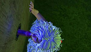 glory hole in this anime cartoon hentai scene