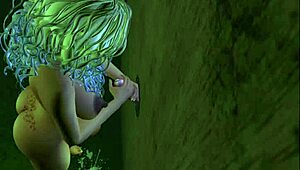 glory hole in this anime cartoon hentai scene