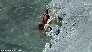 beach couple getting it on again 😍