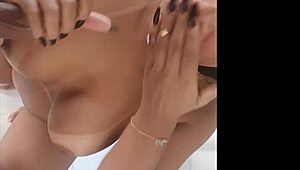 morena pamela santos gives blowjob to matheus castro backstage